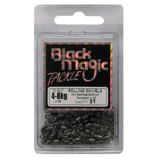 Black Magic Rolling Swivel 51 Pack