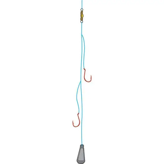 Neptune Pyramid Sinker Deluxe Whiting Rig - Image 2