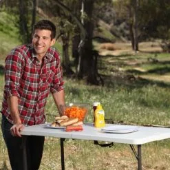 Lifetime Blow Mould Folding Table 121cm