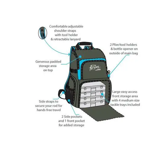 Pryml Trekking Tackle Bag - Image 5