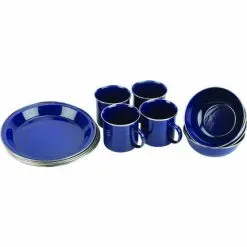 Wanderer 12 Piece Enamel Dinner Set