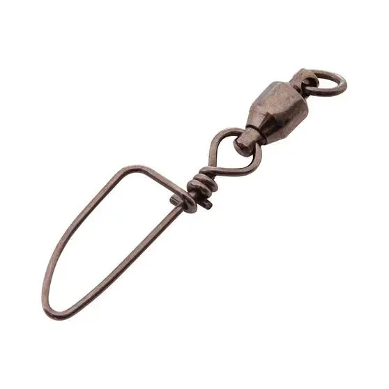 Pryml Black Ball Bearing Coastlock Snap Swivel 3 Pack