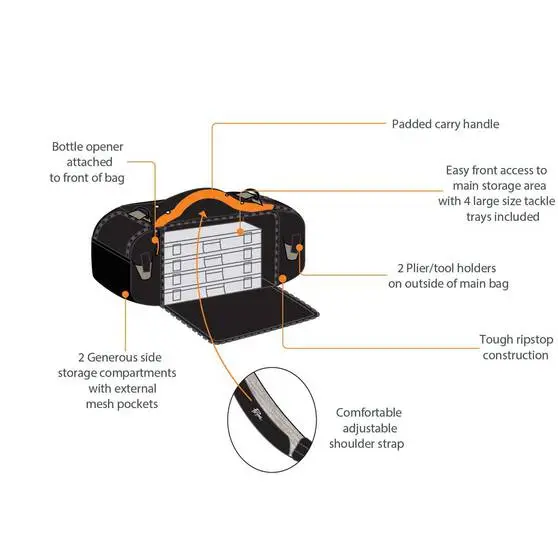Pryml Predator Front Loader Tackle Bag - Image 5
