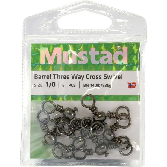 Mustad 3 Way Cross Swivel