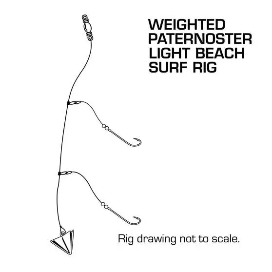 Pryml Weighted Light Surf Rig