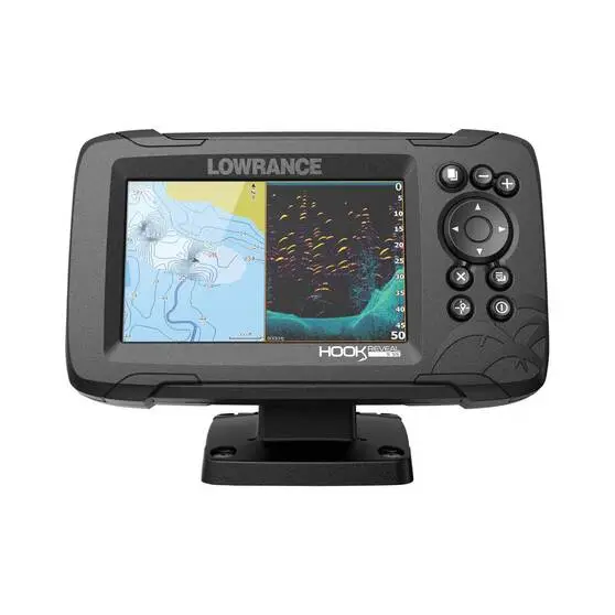 Lowrance Hook Reveal 5 Fish Finder Combo With Splitshot Transducer