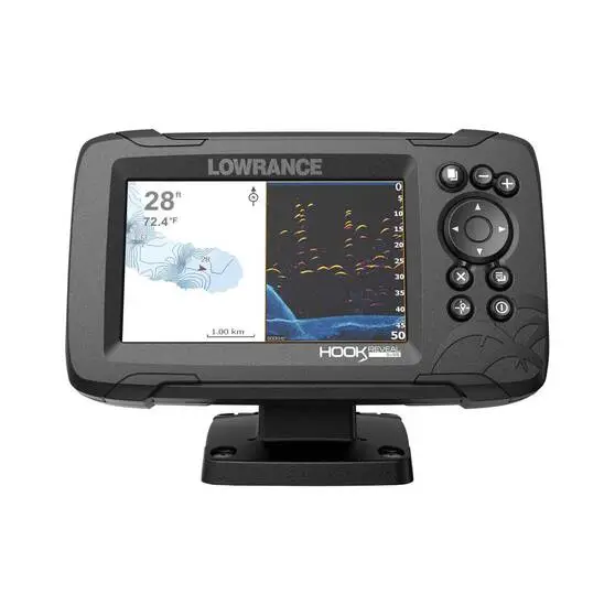 Lowrance Hook Reveal 5X GPS Fish Finder With Splitshot Transducer