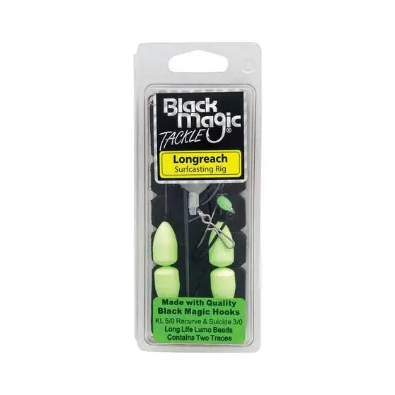 Black Magic Longreach Surfcasting Rig Pink White