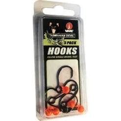 Wigston Tassie Devil Single Hook 5pk