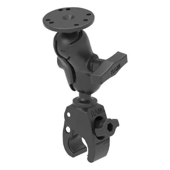 RAM Tough-Claw Small Clamp Mount With Round Plate Adapter