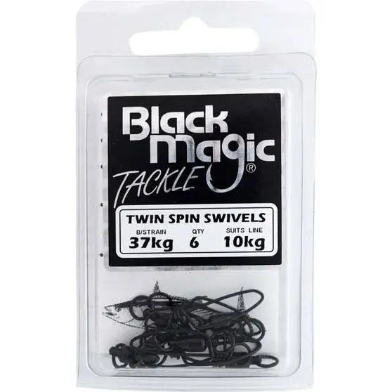 Black Magic Ball Bearing Twin Spin Swivel