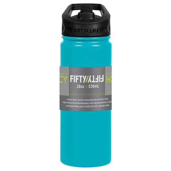 Fifty/Fifty Fifty Fifty Insulated Drink Bottle 530ml Aqua