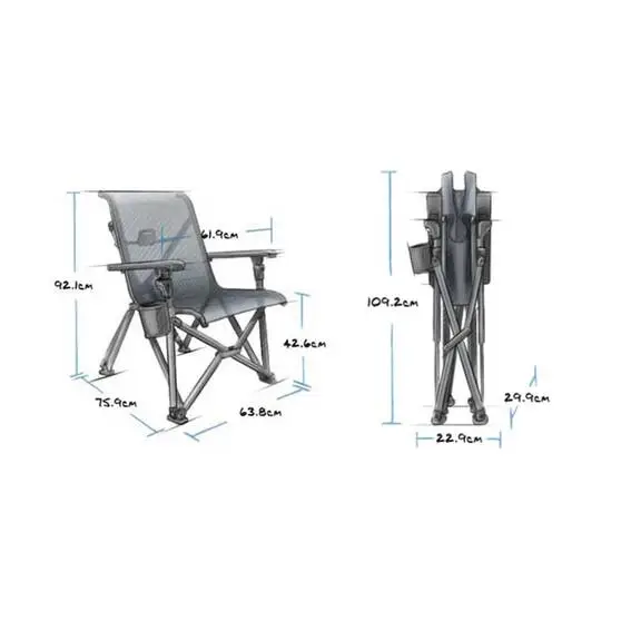 YETI® Trailhead™ Camp Chair Charcoal - Image 6