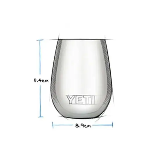 YETI Rambler® Wine Tumbler With MagSlider™ Lid 295ml Navy - Image 3