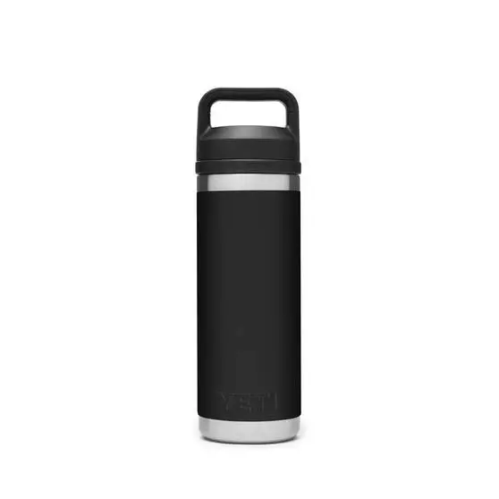 YETI Rambler® Bottle With Chug Cap 532ml Black - Image 2