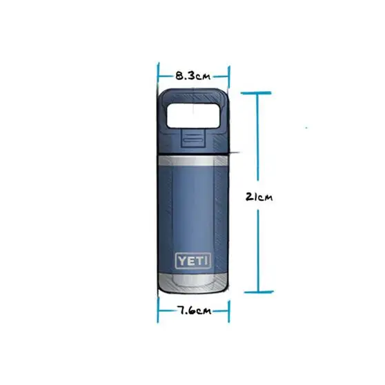 YETI Rambler® Jr Bottle 355ml Canyon Red - Image 3