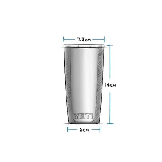 YETI Rambler® Tumbler With Magslider Lid 295ml Black - Image 3