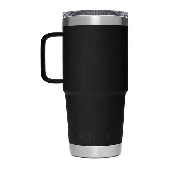 YETI Rambler® Travel Mug With StrongHold™ Lid 591ml Black - Image 2