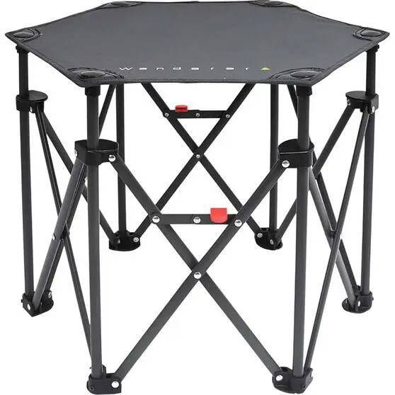 Wanderer Hex Small Quad Fold Table