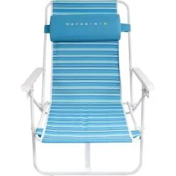 Wanderer Seafoam Stripe Beach Chair