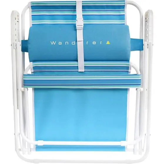 Wanderer Seafoam Stripe Beach Chair - Image 6