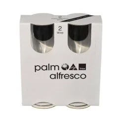Palm Alfresco Tritan Forever Unbreakable Wine Glass 2 Pack