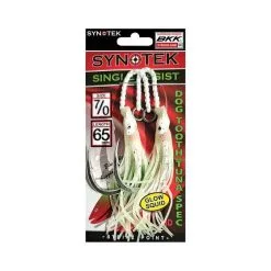 Synotek Single Assist Hooks 7/0 6.5cm Full Glow