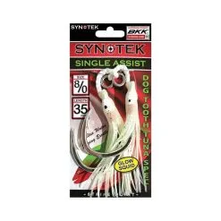 Synotek Single Assist Hooks 8/0 3.5cm Full Glow