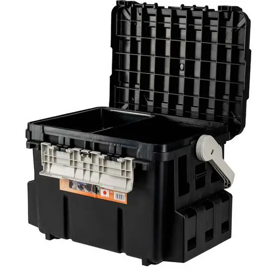 Meiho Bucket Mouth 7000 Tackle Box Black