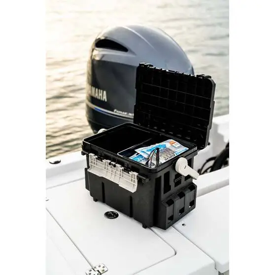 Meiho Bucket Mouth 5000 Tackle Box Black - Image 2