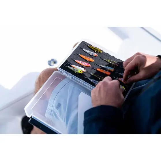 Meiho Slit Foam 3020NS Tackle Box Clear - Image 3