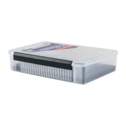 Meiho Slit Foam 3020NDDM Tackle Box Clear