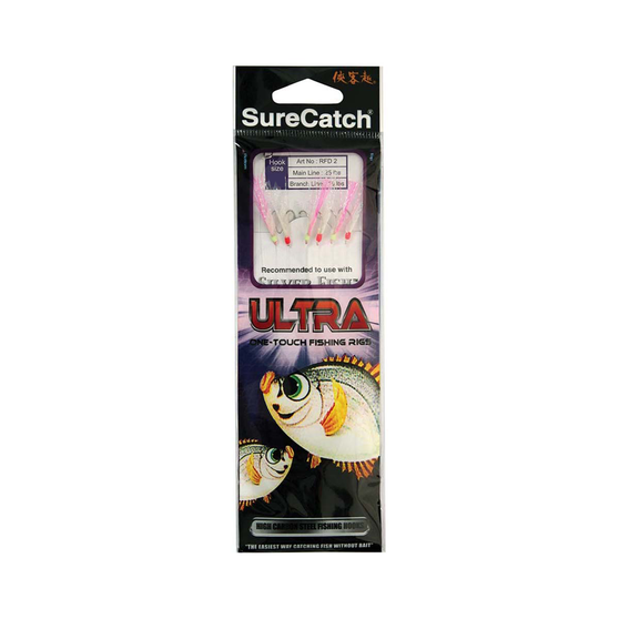 Surecatch Sabiki Rig White Pink