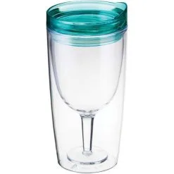 TraVino Spill Proof Wine Cup Green