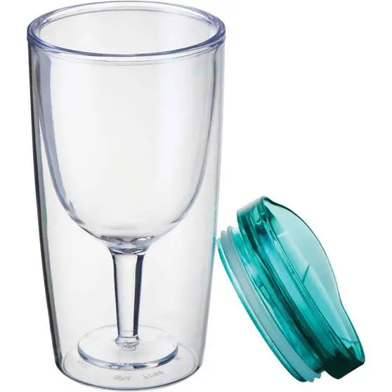 TraVino Spill Proof Wine Cup Green - Image 2